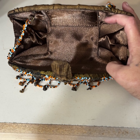 RARE, VINTAGE, NEW Mary Frances “Ember Oracle” Beaded Handbag - Picture 6 of 15